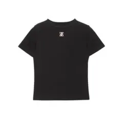 eimy istoire モチーフエンブロイダリーフィットTシャツ　ブラックのサムネイル