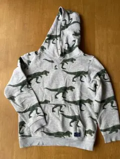 H&M　長袖パーカー　恐竜柄　130