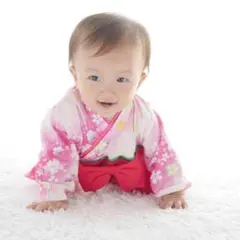 女の子 袴着物 ロンパース 赤ちゃん お正月 ベビー 振袖 袴着物 ピンク 70