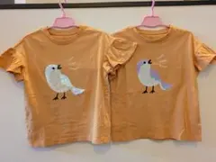 【双子用】スパンコール　色が変わるＴシャツ　130cm２枚セットのサムネイル