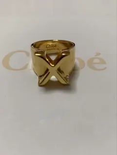 美品】CELINE ゴールドトーン ロゴリング 11号 - メルカリ