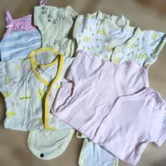 前開きベビー肌着 70〜80cm　5点セット