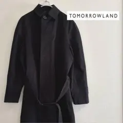TOMORROWLAND スプリングコート ブラック Sサイズ 日本製生地