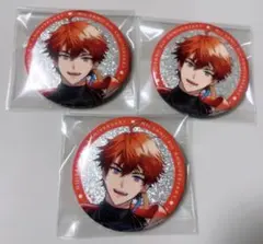 北見遊征　グリッター缶バッジ　8周年