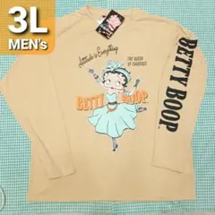 【BETTY BOOP】アメリカン ベティちゃん■3L■ロングTシャツ