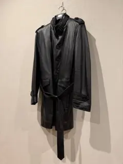 【極美品L!!欠品無し!】バーバリーブラックレーベル レザーコート ムートン