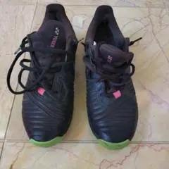 YONEX、ソニケージ3、 テニスシューズ ブラック/グリーン/ピンク