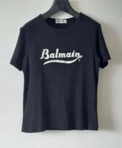 レア☆ヴィンテージ☆BALMAIN☆☆サガラ刺繍☆ロゴ Tシャツ☆黒アーカイブのサムネイル