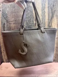 特価品　ハンドバッグ　本革　レディース　シンプル　　トープ