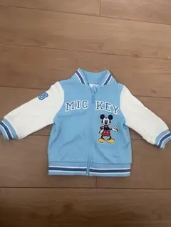 ミッキーマウス アウター 水色