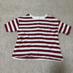 赤白ストライプ Tシャツ サイズ130