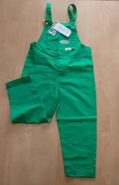 【未使用】キッズ　オーバーオール 150cm グリーン
