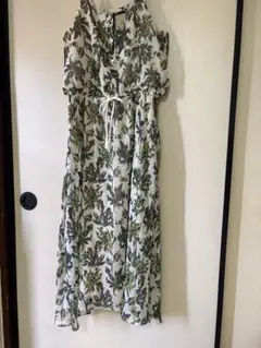 ボタニカル柄 キャミソールワンピース 【M】size