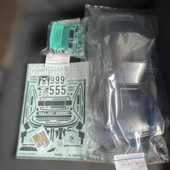 タミヤ ポルシェ 934 50周年記念 ボディ デカール H.Lパーツメッキ