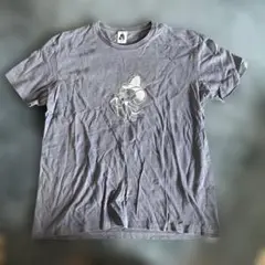 TACOMA FUJI RECORDSくすみブルーTシャツ L