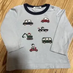 y*読様 familiar 車プリント Tシャツ 90