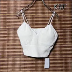 新品 KBF カップ付きインナーキャミソール オフホワイト ONEのサムネイル