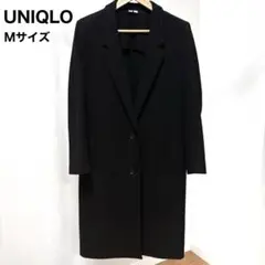 ユニクロ UNIQLO ブラック チェスターコート M
