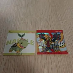 ポケモン ナエトル・ギラティナ(アナザーフォルム) スシロー・あきんど シール