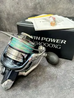 21TWINPOWER 14000XG PE6号300M付き 早い者勝ち - メルカリ