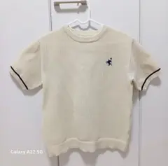 クラシカルエルフ 半袖メッシュニット アイボリー Sのサムネイル