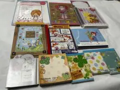 平成　レトロ　ファンシー　女の子　クローバー　大量　メモ帳　12点　おまとめ売り