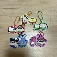 しんちゃん・ハローキティ カプセルトイ 6個セット