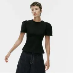 ZARA ⭐︎新品 ZW COLLECTION パフスリーブトップス - メルカリ