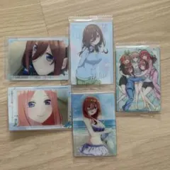五等分の花嫁 ウエハース カード 5枚セット