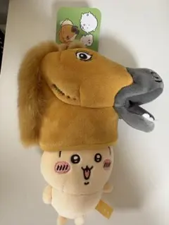 ちいかわ 馬を被ったうさぎマスコット