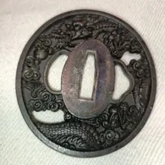 一貫斎 刀鍔 鍔 鐔 武具 アンティーク 古美術 骨董品 - メルカリ