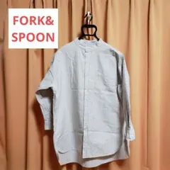 FORK＆SPOON　オックスロングシャツ