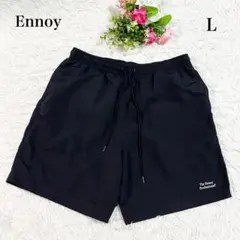 人気　ennoy 21SS NYLON SHORTS ナイロン　ショーツ　L 黒