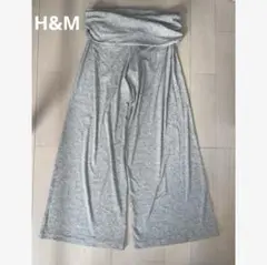 H&M MOVE グレー スウェット ガウチョパンツ