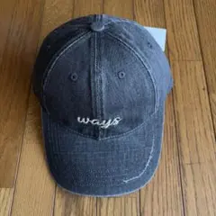 新品 Ways will キャップ ブラックのサムネイル
