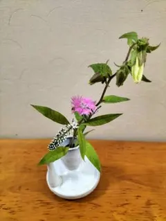 三島　直火徳利　一輪挿しのサムネイル