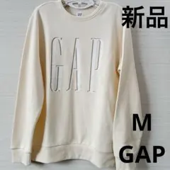 【新品】 GAP 裏起毛　ロゴトレーナー Ｌ