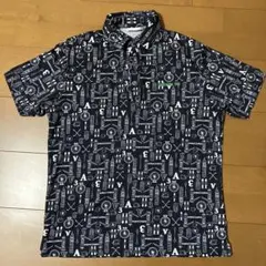 【美品】adidas ゴルフウェア 半袖 総柄 メンズ　アディダス