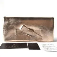 【新品】ランバンコレクション ラペリリュクスパース ファスナー長財布 シャンパン