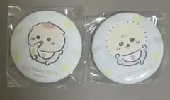 ちいかわ baby ベビー 缶バッジ くりまんじゅう ラッコ
