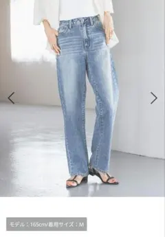 GOODデニムストレートパンツ XS