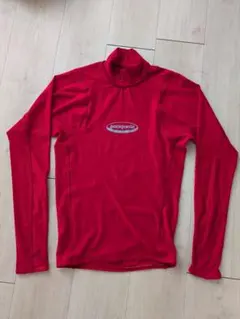 【希少】patagonia 赤 ハイネック ラッシュガード M アメリカ製