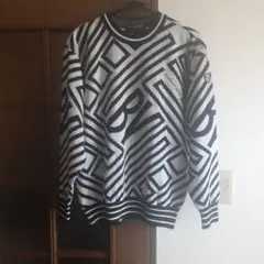 BARNIVARNO 幾何学模様 ニットセーター