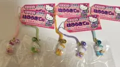 364 ご当地キティ 群馬限定 上州温泉バージョン キティ根付け 5点セット！