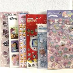セリアシールまとめ売り★たまごっち他　6種類セット