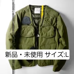 【新品未使用】モンクレール シャツジャケット カモフラ ロゴワッペン XS 茶色 モンクレール MONCLER EVEREST BEAMS 別注 エベレスト ダウン