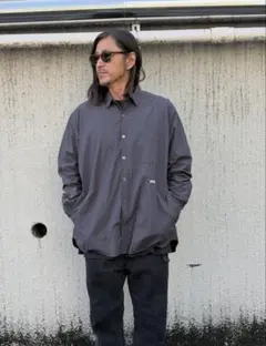 WAX Poket shirts Navy Mサイズのサムネイル