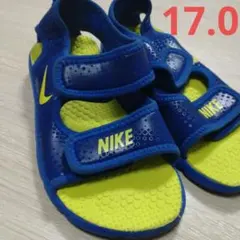 ナイキスポーツサンダル川遊び海に☆17cm青