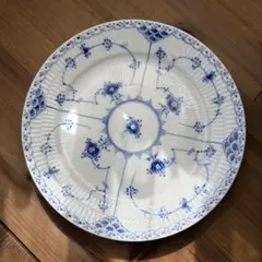 ロイヤルコペンハーゲン ブルーフルーテッド フルレース プレート 15cm