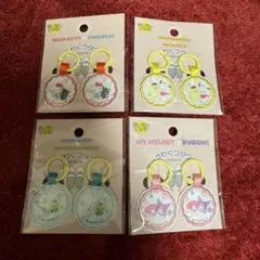 セリア サンリオ うわぐつタグ 目印 めじるし 4種類　キティ クロミ ポムポム